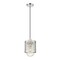 Z-Lite Kipton 1 Light Mini Pendant, Polished Nickel & Clear 3037MP-PN - alternate 1